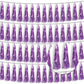 4P Light Purple Foil Fringe Tassel Banner Garland Metallic Tinsel Streamers Wall Hanging Curtain Backdrop Banner for Parade Floa