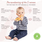 Sophie la girafe Fanfan The Fawn Teether - Natural Rubber, Designed for Teething Babies, Easy to Clean, Model 616341