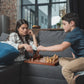 Husaria Professional Staunton Tournament No. 4 Wooden Chess Game Set With 2 Extra Queens, 3-Inch Kings