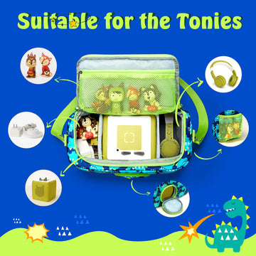 Maidmax Portable Carrying Case Compatible With Tonies Kids Audio Player Starter Set And Tonies Figures Characters, Carrying Box