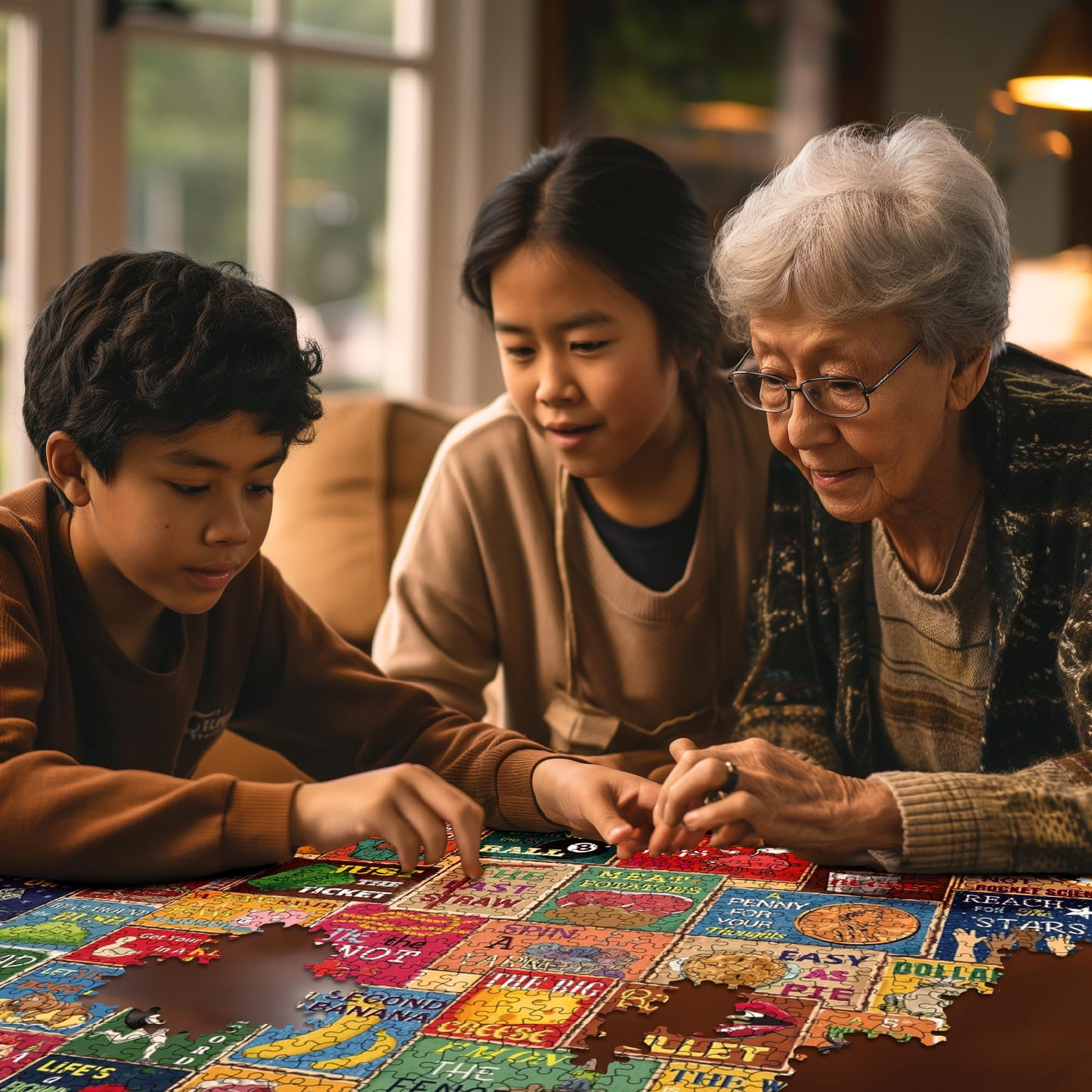 White Mountain Puzzles Things We Say  1000 Piece Jigsaw Puzzle