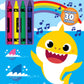 Bendon Baby Shark 48-Page Coloring and Activity Book with 4 Crayons 47219