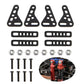 1Set Metal Double Shock Absorbers Bracket Damper Mount Stand Compatible with Axial SCX10 TRX4 TRX6 D90 90046 90047 1/8 1/10 RC C