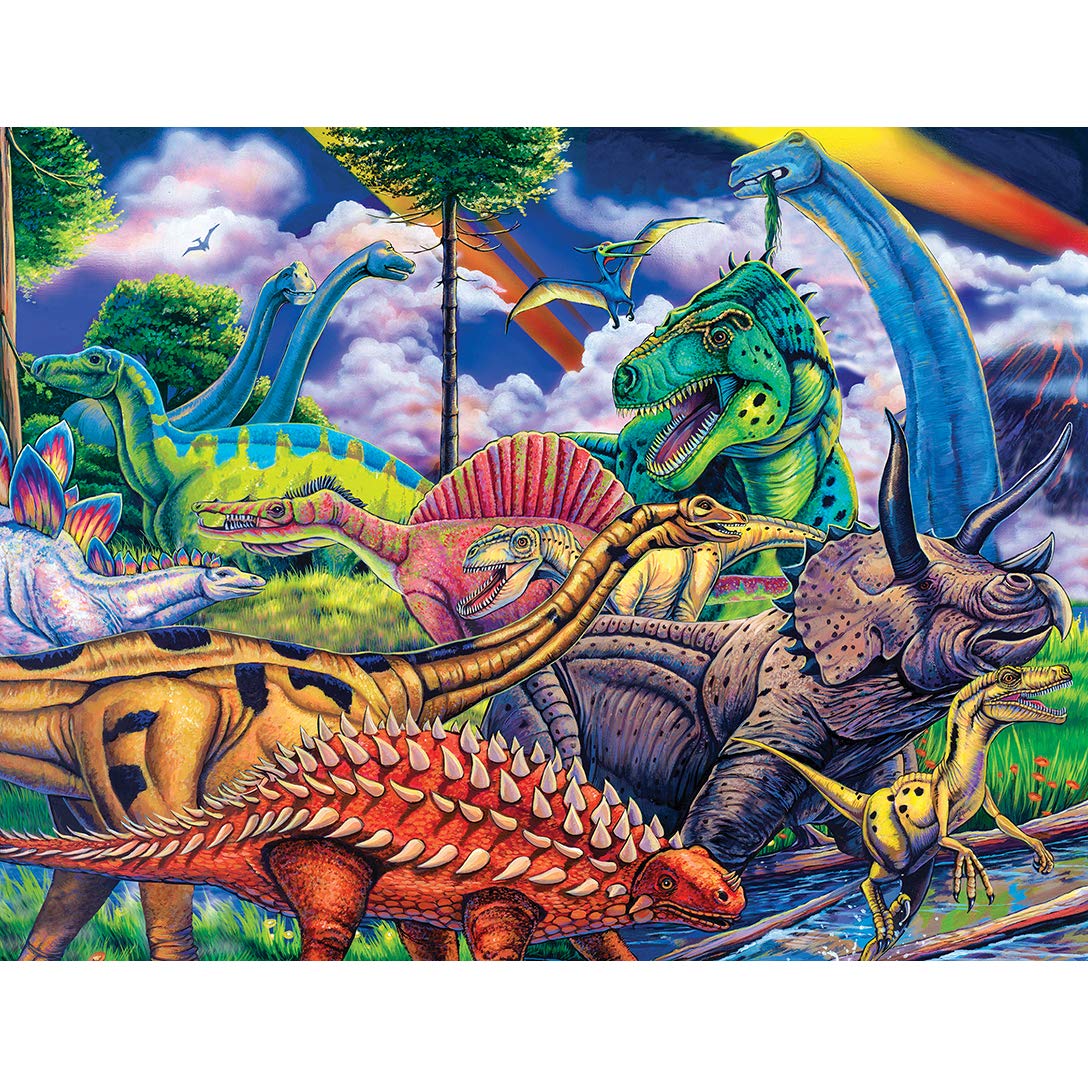 Dinosaur Friends 100 Piece Kids Jigsaw Puzzle