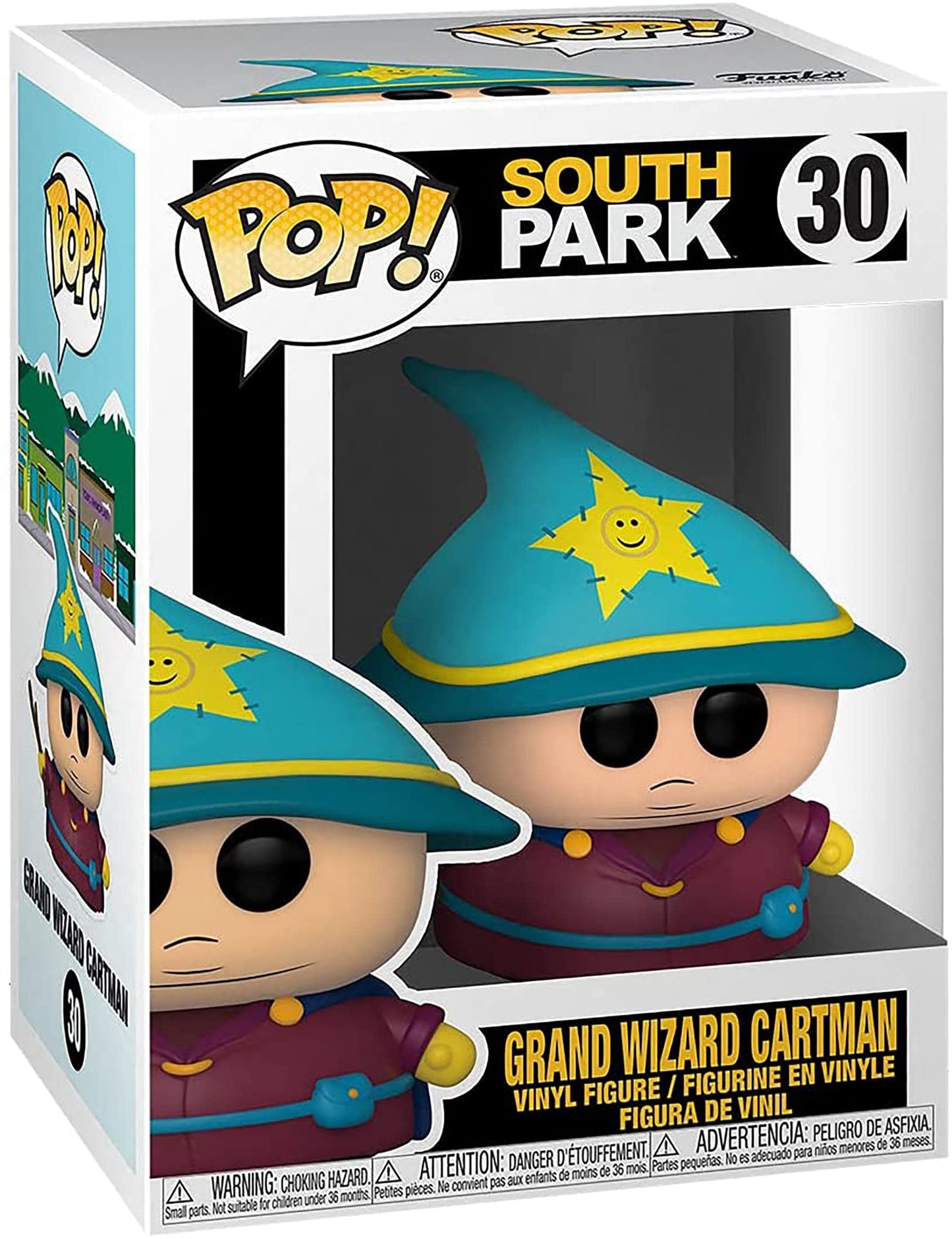 Funko POP TV South Park Grand Wizard Cartman Figure, Vinyl, Multicolor, Model 56171, Size: zzzz-s