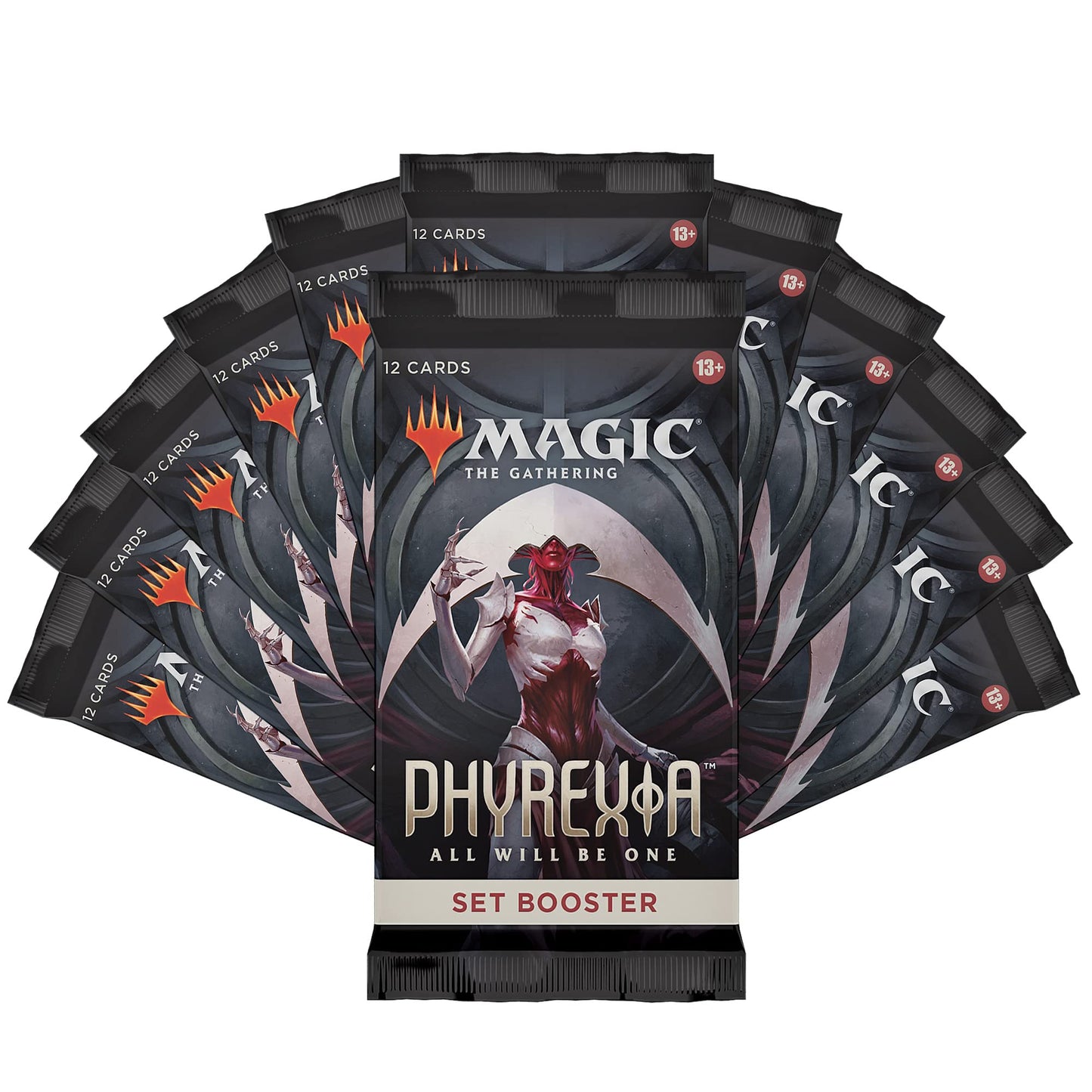 Magic: The Gathering Phyrexia: All Will Be One Bundle - 1 Compleat Edition Booster  12 Set Boosters  limited availability Accessories