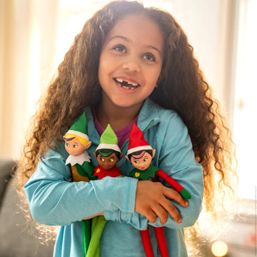 The Elf on the Shelf Elf Mates Toy Maker - Black Hair Doll with Scarf & Earmuffs - Enchanted Forest Edition for Ages 3+