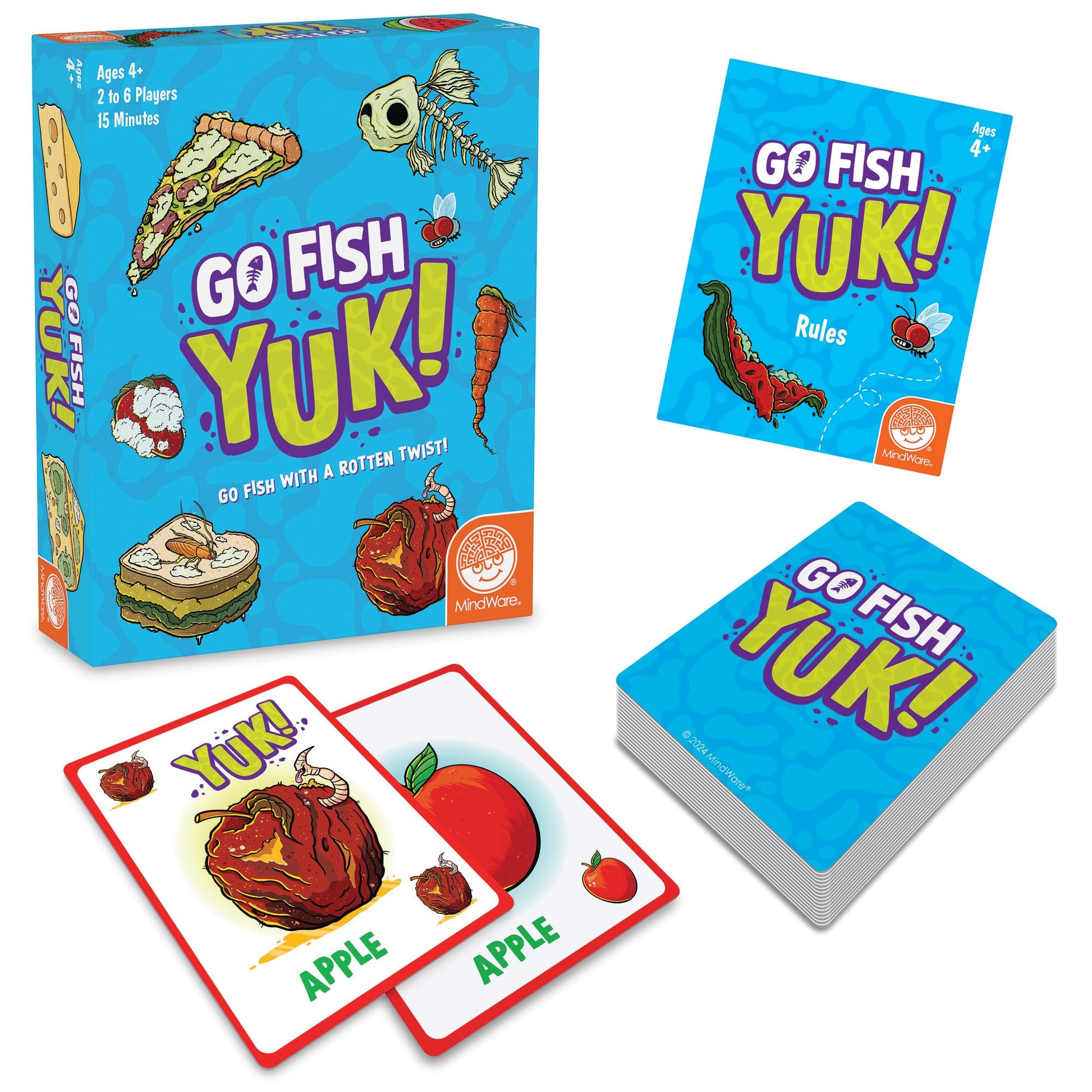 MindWare Go Fish Yuk! - A Silly Twist On The Classic Go Fish Card Game