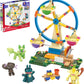 Mega Pok  Mon Building Toys Set Ferris Wheel Fun With 393 Pieces, 4 Poseable Characters, 5+ Inches Tall, For Kids