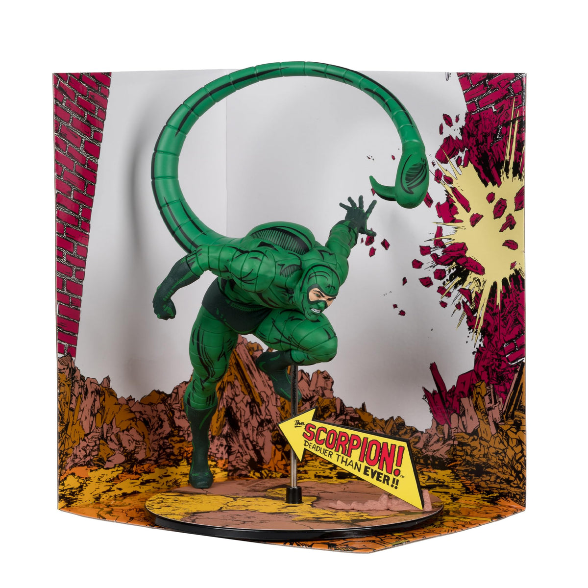 McFarlane Toys Marvel Scorpion 1:10th Scale Collectible (Amazing SpiderMan #318)