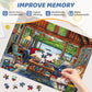 300 Pieces Puzzles For Adults | Holiday Room Jigsaw Puzzles 300 Piece For Children Adults Seniors | Sturdy,Safe Large Piece Puzzle | Engaging & Educational Toys Great Gift For Boys Girls 20.5 X 15 In