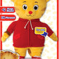 Daniel Tiger's Neighborhood Talking Friend Plush Toy, 12" Soft Polyester Stuffed Animal, Daniel Tiger Model 714561