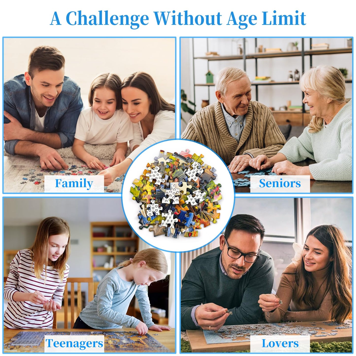 Flower Village 1000 Piece Puzzle for mature-themeds  Country Scene Puzzles for mature-themeds 1000 Pieces  Jigsaw Puzzles 1000 Pieces Autumn Countryside Landscape Puzzle for mature-themeds Teens Seniors Challenging Game