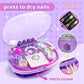 GIRLINK Kids Nail Polish Set for Girls with Dryer, Nail Polish Set, Kids Makeup Sets for Girls 6-12, Children Nail Polish Kit, N