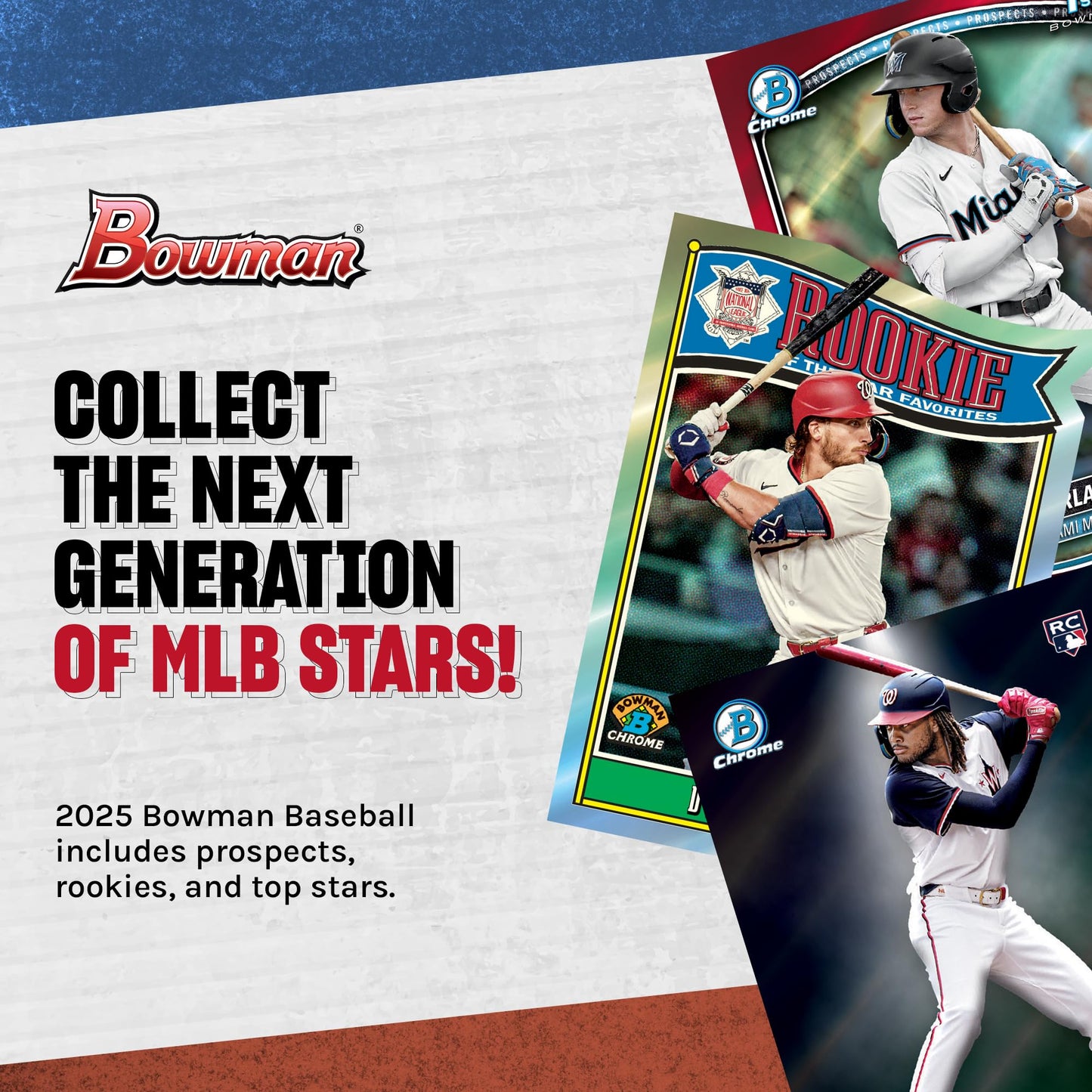 Topps 2025 Bowman Baseball Value Box - Factory Sealed Collectible Cards