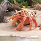 Folkmanis Hermit Crab Hand Puppet, Orange; Cream; Brown, 1 Ea