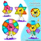 Jasonwell Magnetic Building Tiles – 3D STEM Educational Toys, Multicolor, Ideal for Toddlers & Kids Ages 3-10 Years