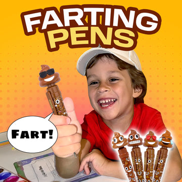 Kamhi World Farting Poop Pen With Multiple Funny Sounds - Perfect Novelty Gift For Kids, Teens & Boys - Functioning Pen & Prank Toy For The Entire Family, Fun Gag Present With Big Laughs (Sunglasses)