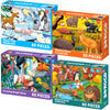 Quokka Puzzles For Kids Ages 4-6 - Set Of 4X60 Jigsaw Puzzles For Toddlers 3-5 - Polar, Birds, Animals Toys For Children 6-8 Yo - Gift Educational Game For Boys & Girls
