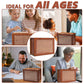 $10000 Cash Vault Wooden Savings Box,2024 New Wooden Savings Box With Money Target & Numbers,Retro Cash Saver Box, Reusable Coin