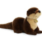 Aurora® Realistic Miyoni® River Otter Stuffed Animal - Lifelike Detail - Cherished Companionship - Brown 11 Inches