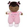 Baby Starters Plush Snuggle Buddy My First Baby Doll, Brunette Eva, Darker Complexion, 10 Inch