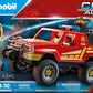 Playmobil Fire Rescue Truck - Multicolor, Plastic, Model 71194, One Size