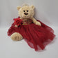 KINNEX COLLECTIONS SINCE 1997 20'' Quince Anos Quinceanera Last Doll Teddy Bear with Dress (Centerpiece) ~ ARC16832-7 (Burgundy)