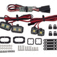 DKKY RC Car Lights LED Spotlights 1/10 Scale RC Crawler Accessories for Axial SCX10 90046 Traxxas TRX4 TRX6 Wraith RR10 MST Redc