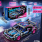 Nueris 1:18 Technic Super Sports Cars Model Sets - 455 Pcs Cyberpunk Moc Building Block Car Raceing Engineering Toys - Gift Idea
