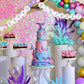 Simgoing DIY Jumbo Friendship Bracelet Kit - 103 Pcs Pearlescent Color - Customizable Party Banner for Birthdays & Weddings - Model YYW-Simgoing-1337