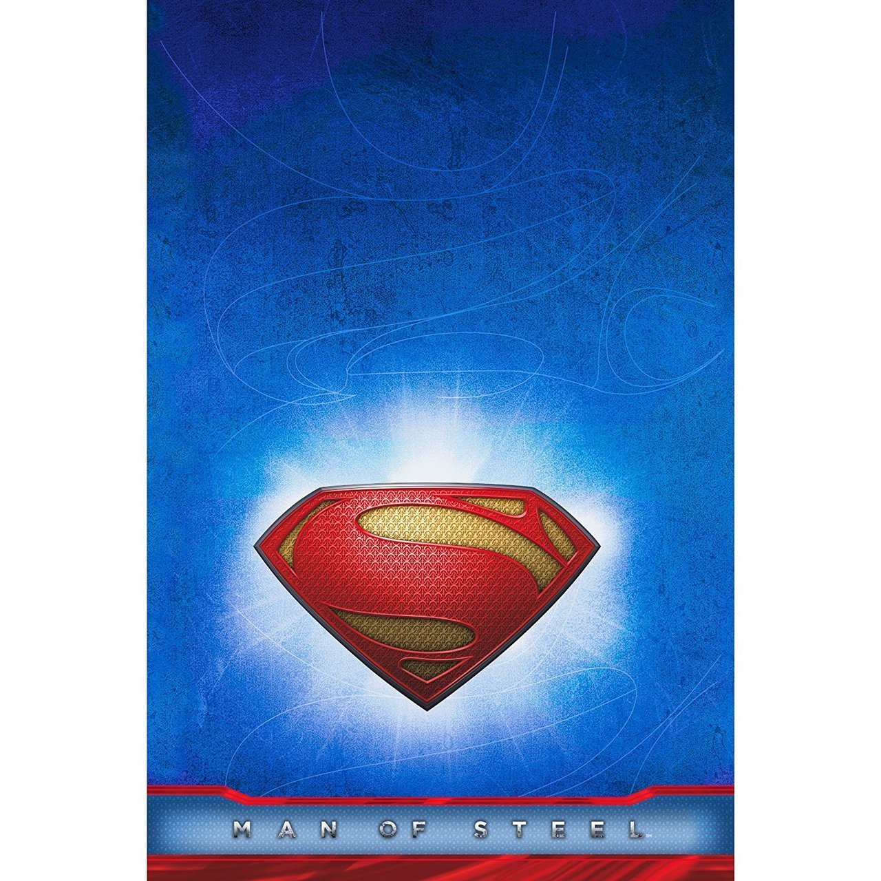 Hallmark Superman Man of Steel Table Cover