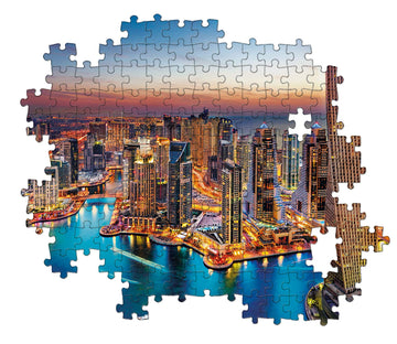 Clementoni - 31814 - Collection Puzzle - Dubai Marina - 1500 Pieces - Made In Italy - Jigsaw Puzzles For Adult, 28.1 X 5.8 X 37 Centimetres