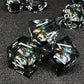 HAOMEJA D&D Dragon Resin Dice Set 7 PCS DND Sharp Edges Dice with Gift Random Dragon Eye Bag Apply to Dungeons and Dragons Role
