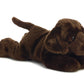Aurora Adorable Flopsie Max Chocolate Lab Stuffed Animal - Playful Ease - Timeless Companions - Brown 12 Inches