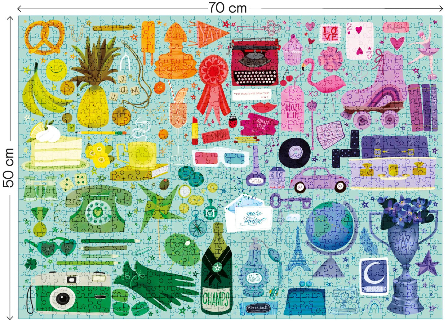 Elena Essex Jigsaw Puzzles 1000 Pieces for mature-themeds - Favorite Things | mature-themed Puzzles | 1000 Piece Puzzle for mature-themeds | Puzzle Presents for Women | Jigsaw Puzzle Size 28 x 20 inches