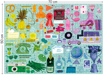 Elena Essex Jigsaw Puzzles 1000 Pieces for mature-themeds - Favorite Things | mature-themed Puzzles | 1000 Piece Puzzle for mature-themeds | Puzzle Presents for Women | Jigsaw Puzzle Size 28 x 20 inches