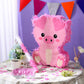 Piñata Bundle With A Blindfold And Bat (16 X 12 X 3 Inches), Cute Animal Piñata For Girls Boys Kids Birthday Party Toys Decoration For Animal Theme Birthday Party Game Supplies Photo Prop(Piggy)