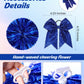 ZapLute Cheer Outfits for Girls Cheer Uniform Costume Set with Pom Poms Bow and Socks for Halloween School Spirit Day Dress Up Ages 5 to 12