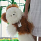 Alpacanext Soft And Cuddly Baby Alpaca Teddy Bear - 18 Inch. Premium Alpaca Stuffed Animal Handmade On Genuine Alpaka Fur. Cute Bear (18 Inches, White & Brown)