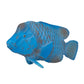 MOJO Blue Grouper Hand Painted Toy Figurine - Realistic Wildlife Model - Non-Phthalate PVC - Mixed Color - Model 387356
