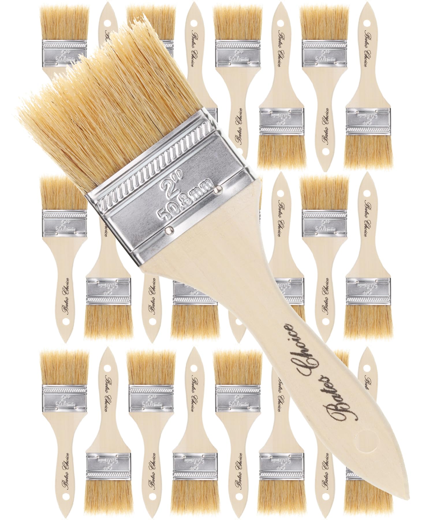 Bates- Chip Paint Brushes, 2 Inch, 24 Pack, Chip Brush, Brushes for Painting