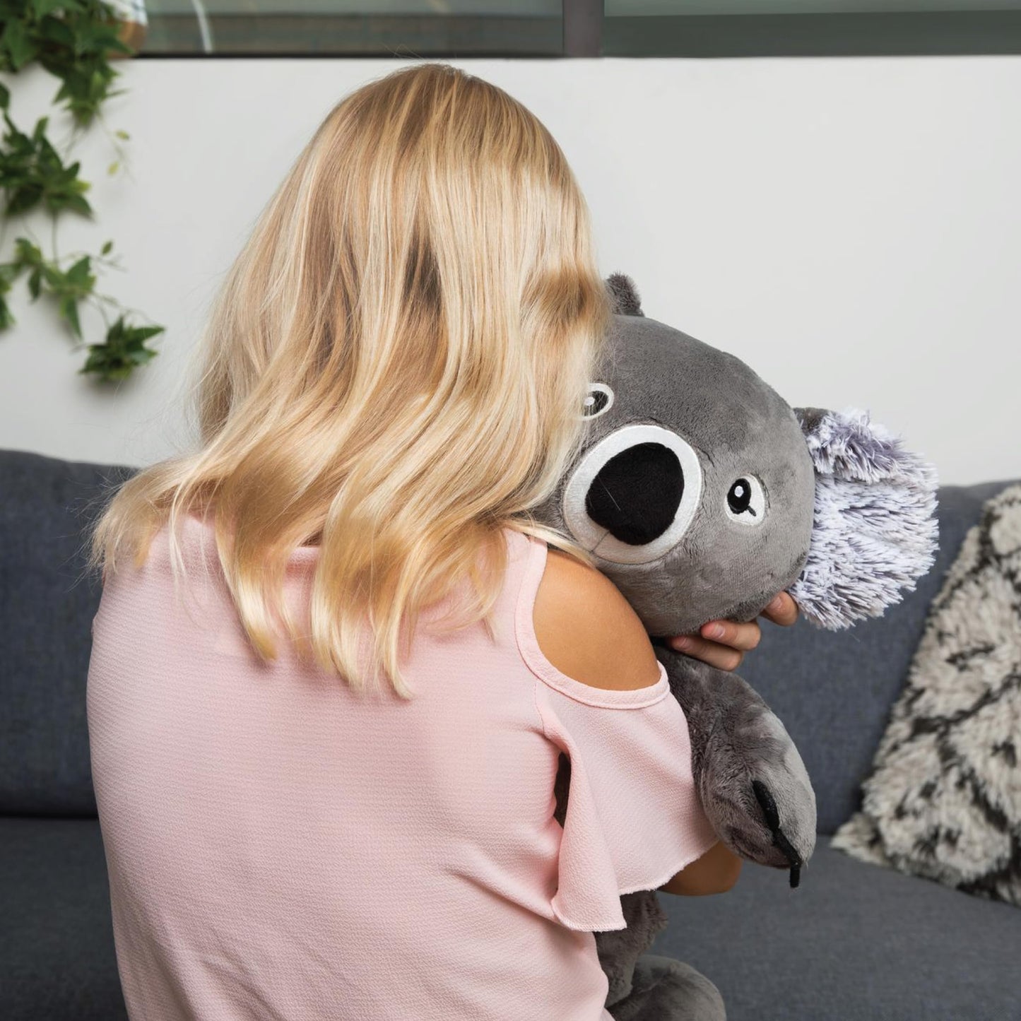 HUGIMALS Quinn The Koala Plush Stuffed Animal - Large 4.5 lb Weighted Comfort Toy for Kids, Teens & Adults - Multicolor, HUG008KO
