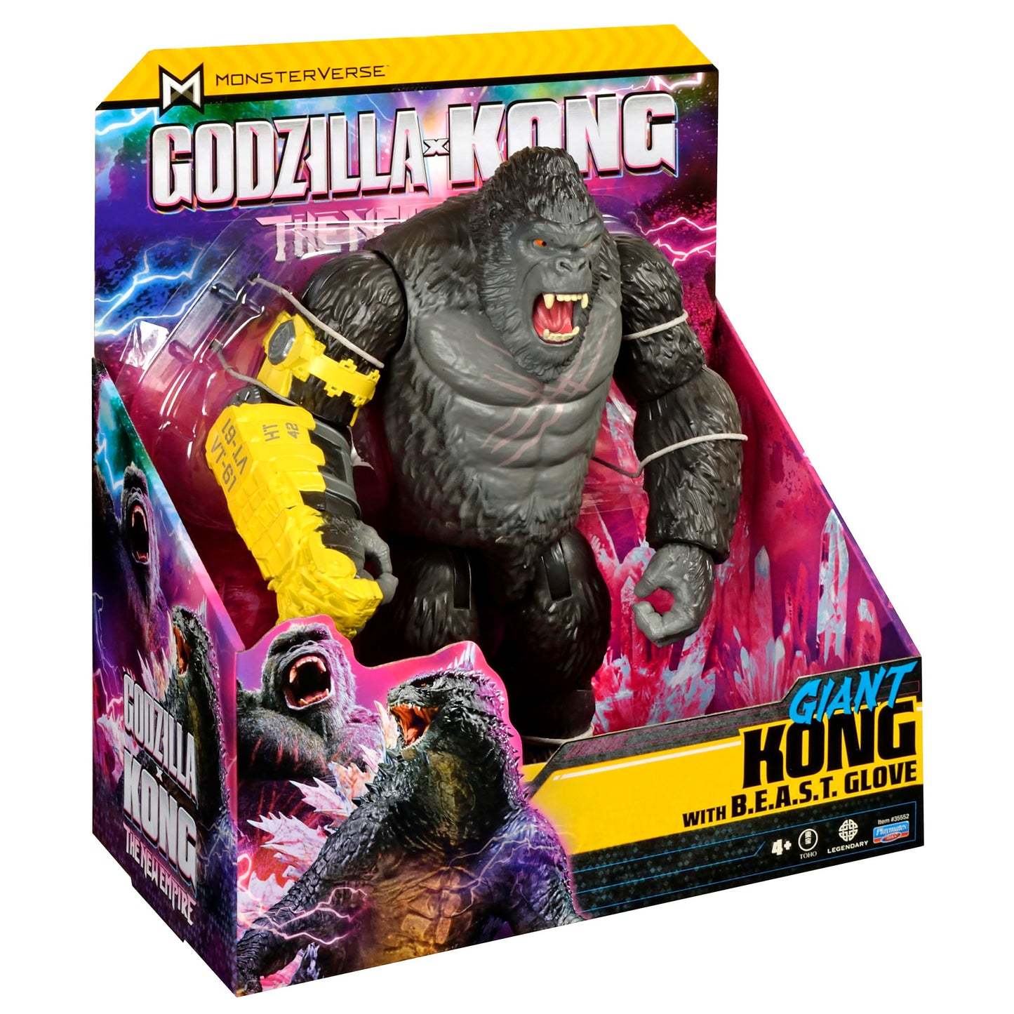 SUNNY Godzilla x Kong 11" Giant Kong Figure, Multicolor, Plastic, Model 35552 by Playmates Toys