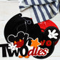 LINGTEER Mickey Oh Twodles Birthday Swirls Streamers - Cheers to Boys 2nd Birthday Kids Two Years Old Mouse Bday Party Hanging D