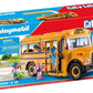 Playmobil School Bus 2022 Model - Multicoloured Plastic Toy for Kids