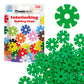 Picassotiles Building Chip Interlocking Disc Construction Blocks In Green Color Stem Learning Early Education Toy Engineering Pl