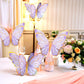 Geyee 10 Pcs Large Butterfly Centerpieces For Tables Butterfly Party Decorations 3D Paper Butterfly Table Toppers Centerpieces W