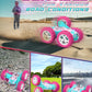 Blissbud Pink Spider Remote Control Car for Girls, Kids Race RC Cars for Girl, Princess Toys for Age 6 7 8 9 10 Christmas Birthd