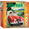 Travel Europe Puzzle, 1000-Piece